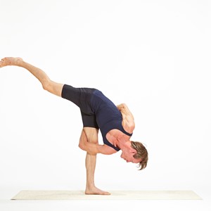 Bound Half Moon Pose