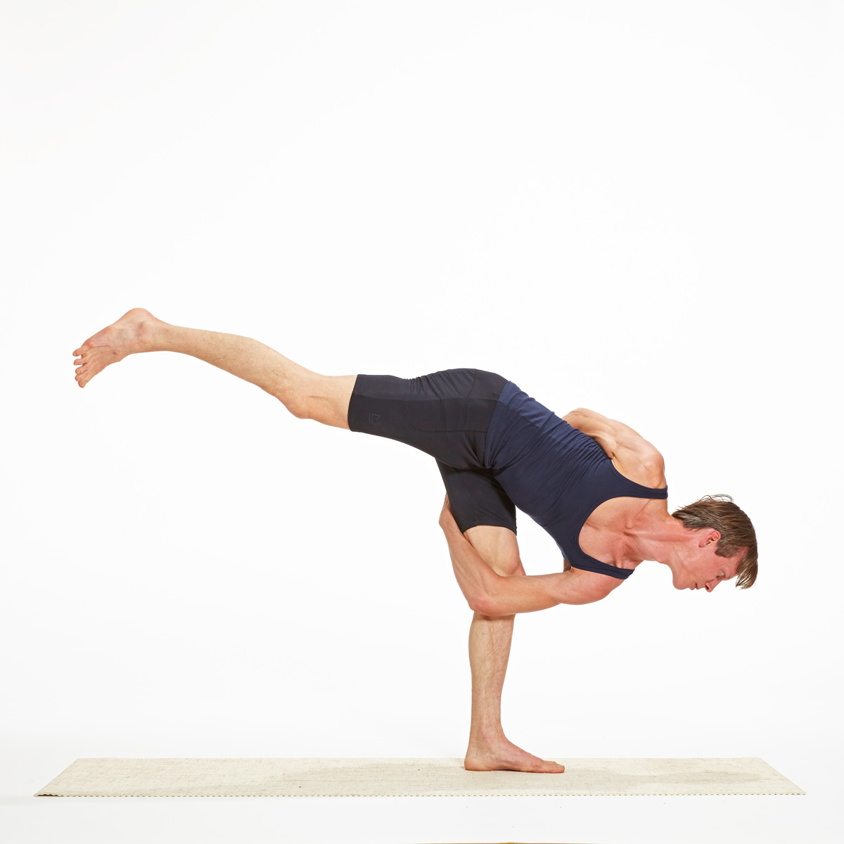 Yoga: reclining bound angle pose