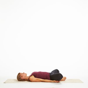 Supine Half Bound Angle Pose