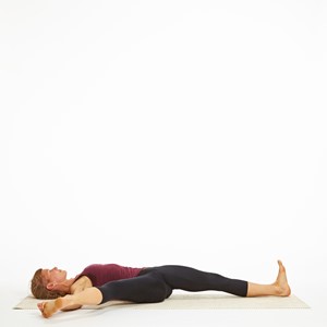 Supine Hand to Toe Pose