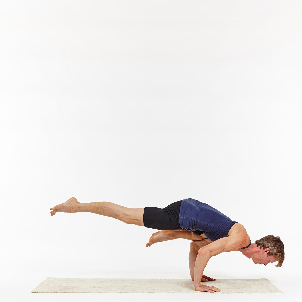 One Legged Arm Balance Yoga Pose - Forte Yoga